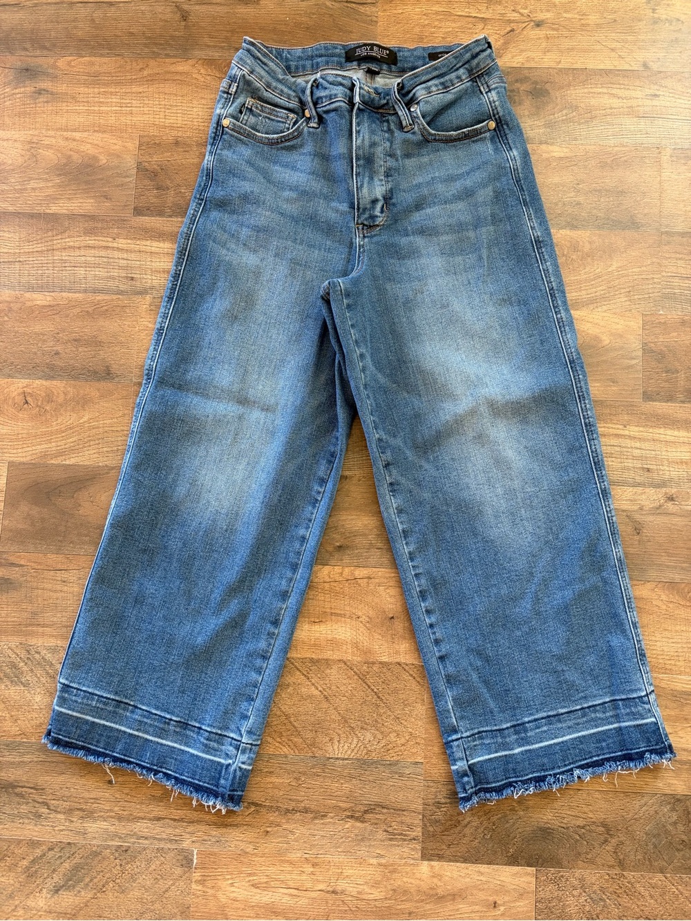 Judy Blue Wide-Leg Crop Jeans - Women's Size 7/28